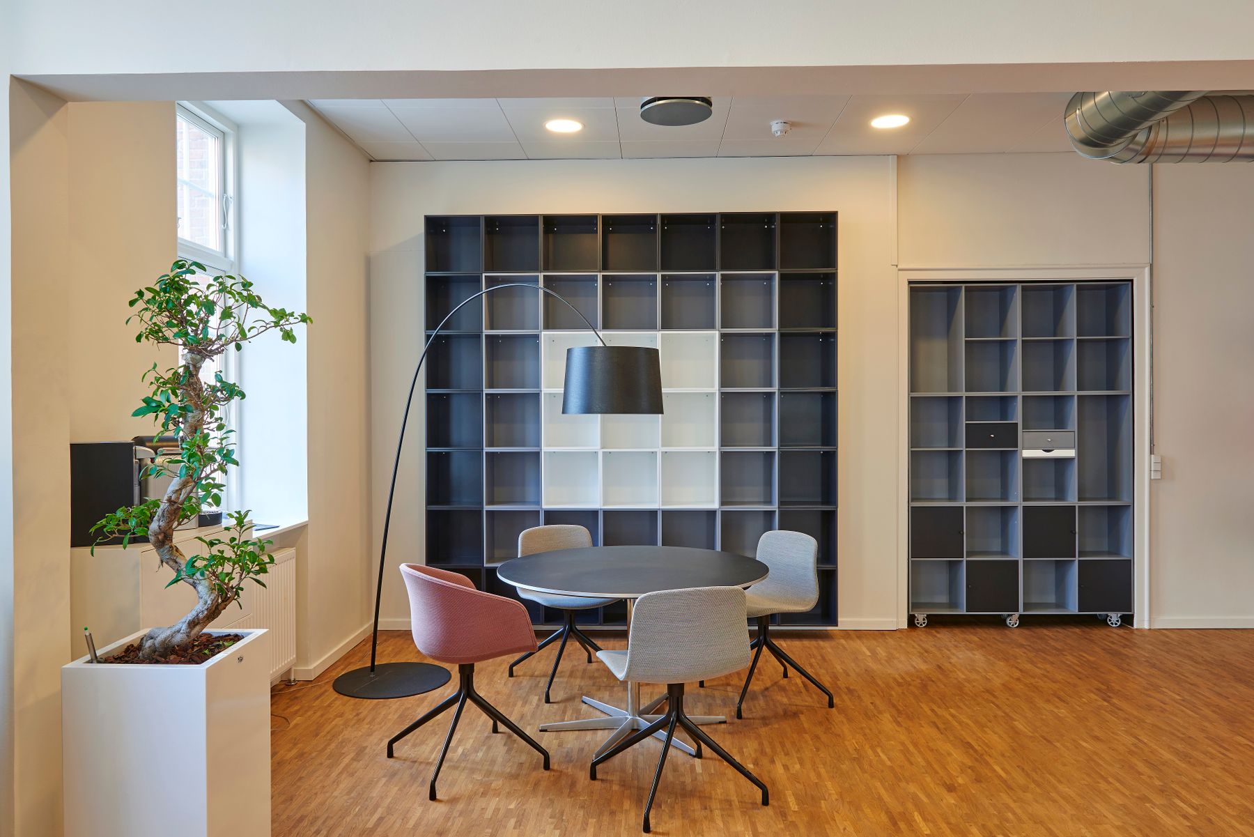 Contemporary office interior used as a business setting illustration.